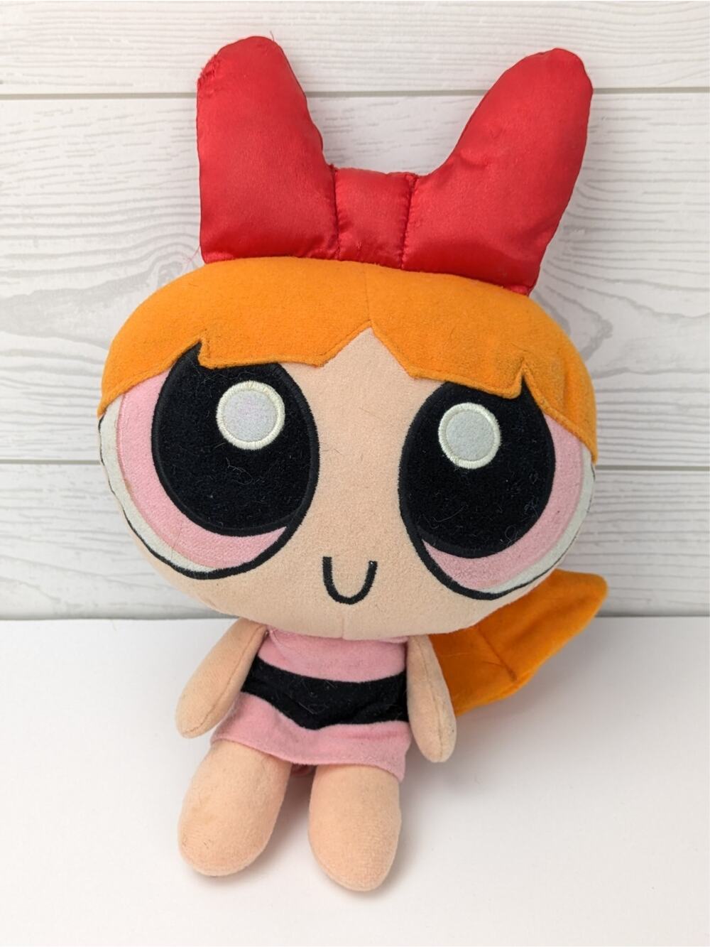 Y2K Powerpuff Girls Blossom Plush Doll 1999 Warner Bros RARE 11" READ